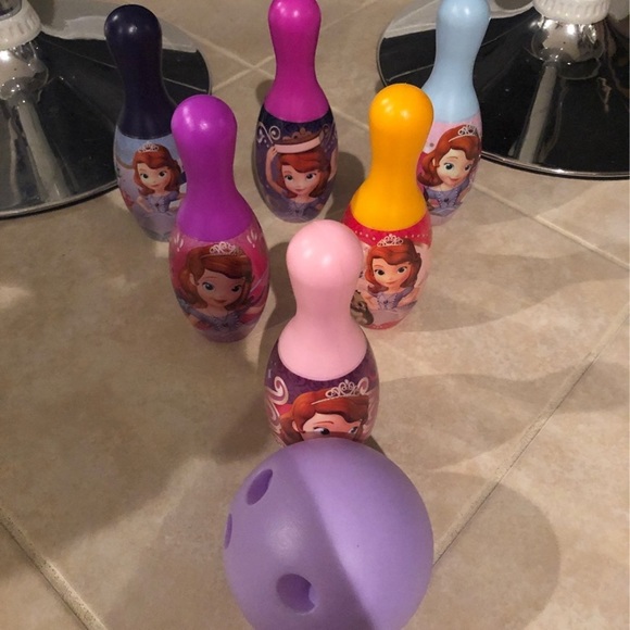 Sofia the first bowling kids set - Picture 2 of 3